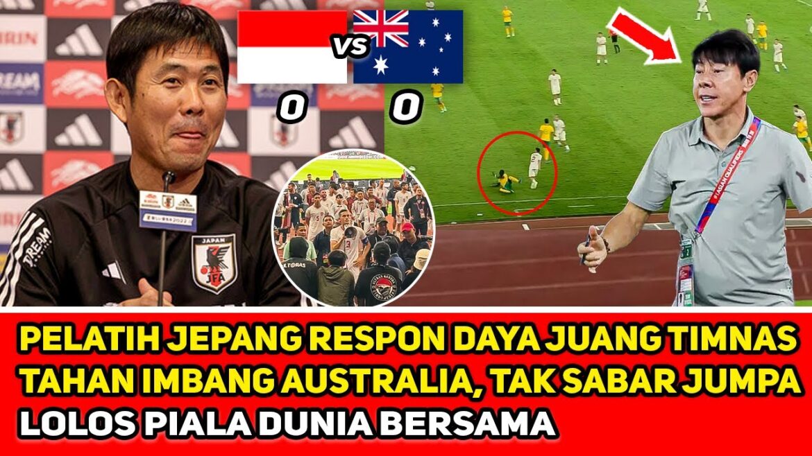 La réponse unique de Hajime Moriyasu ne peut pas attendre contre l'équipe nationale❗️Le Japon et l'Indonésie devraient se qualifier pour la Coupe du monde