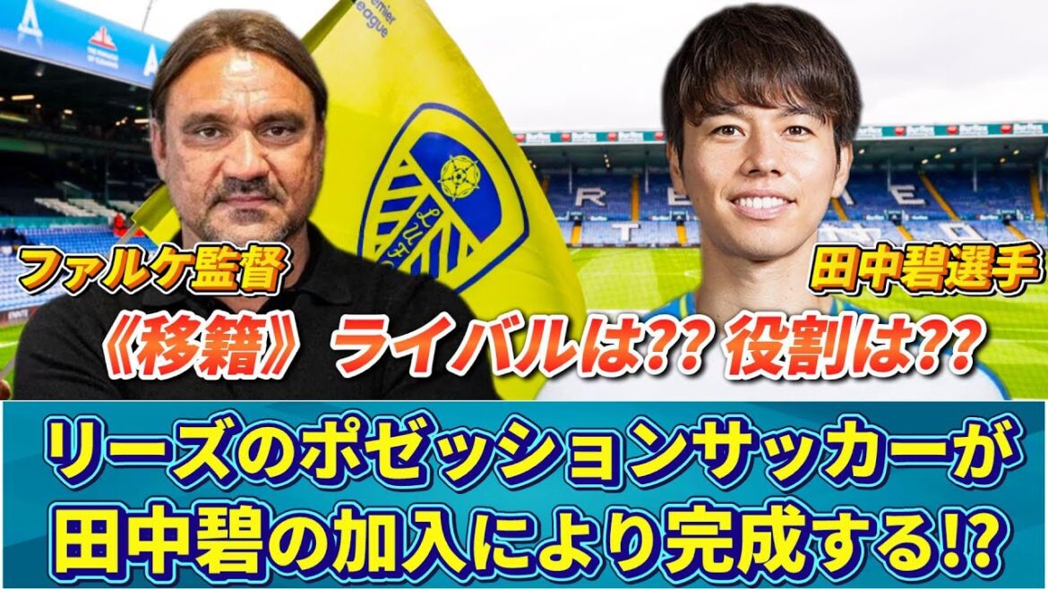 [リーズ分析] Les tactiques seront complétées avec l'ajout d'Aoi Tanaka !? Présentation du système de Leeds et des joueurs rivaux !! #Aoi Tanaka #Transfer #Japan National Soccer National Team