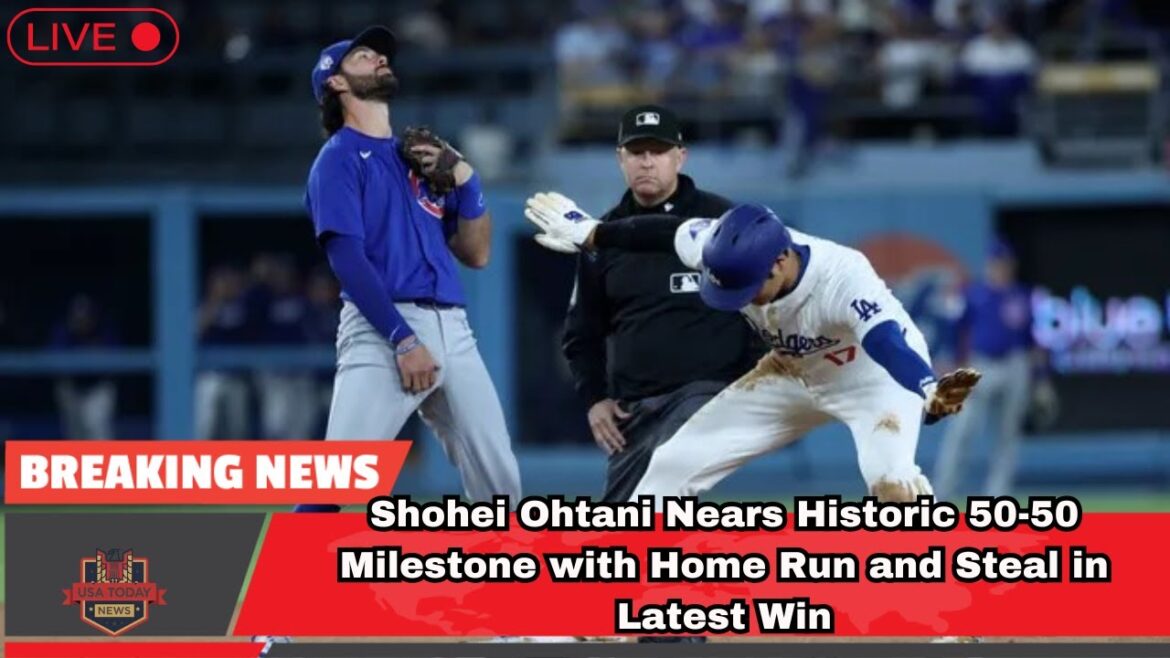 Shohei Ohtani s’approche d’un record historique de 50-50 avec un coup de circuit et un vol lors de sa dernière victoire । USA TODAY NEWS Shohei Ohtani s'approche d'un record historique de 50-50 avec un coup de circuit et un vol lors de sa dernière victoire । USA TODAY NEWS