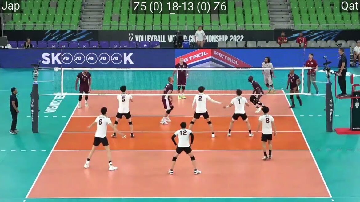 Volley-ball Japon - Qatar : match complet incroyable
