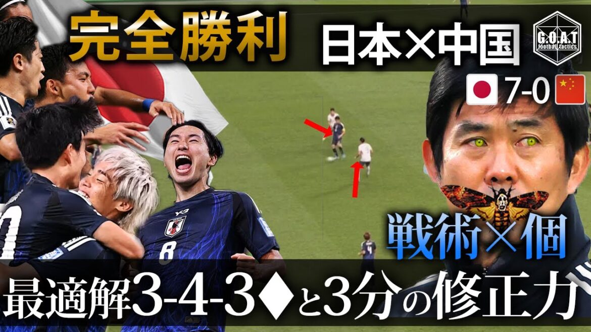 [Analyse tactique]Victoire tactique complète ! 3ｰ4ｰ3♦ Une explication approfondie des individus dynamiques basée sur les meilleures tactiques jamais conçues