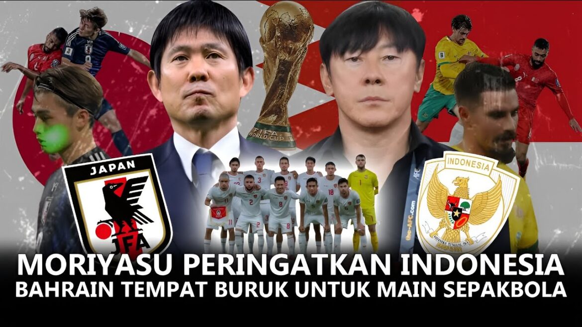 HAJIME MORIYASU SOUTIENT L'ÉQUIPE NATIONALE INDONÉSIENNE ! L’entraîneur japonais met en garde l’Indonésie lors de sa visite à Bahreïn