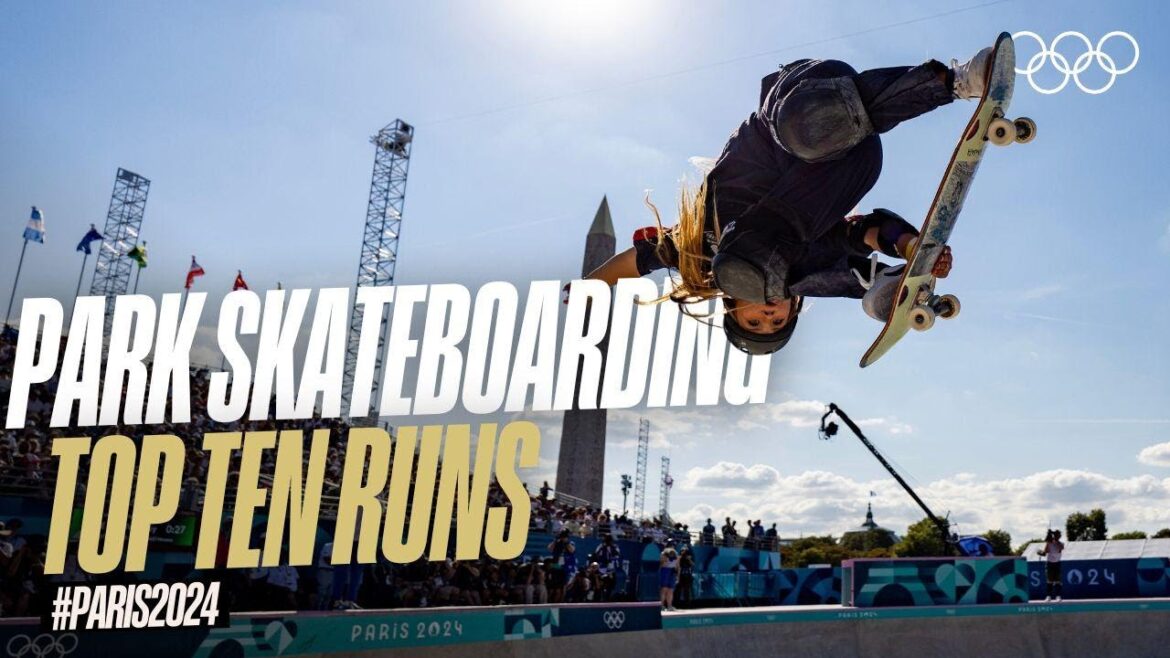Top 10 des runs les plus performants de #Paris2024 | Skateboarding en park féminin Top 10 des runs les plus performants de #Paris2024 | Skateboarding en park féminin