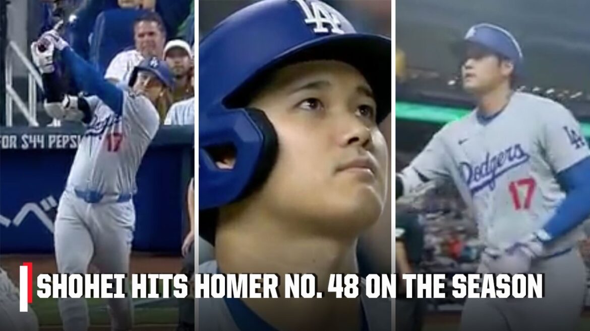 SHOHEI OHTANI frappe son 48e HOME RUN de la saison 🔥 | ESPN MLB SHOHEI OHTANI frappe son 48e HOME RUN de la saison 🔥 | ESPN MLB