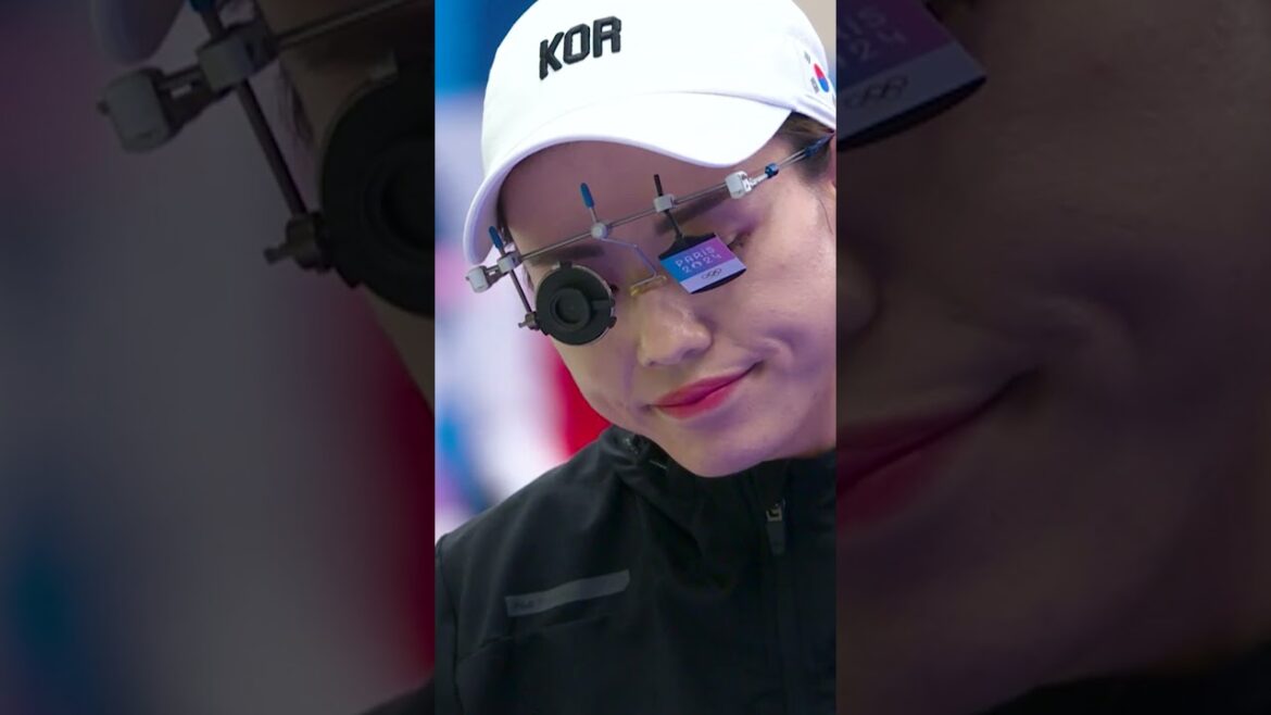 Kim Yeji a remporté l'argent lors de la finale du pistolet à air comprimé 10 m féminin et est devenue une icône dans le processus !🇰🇷