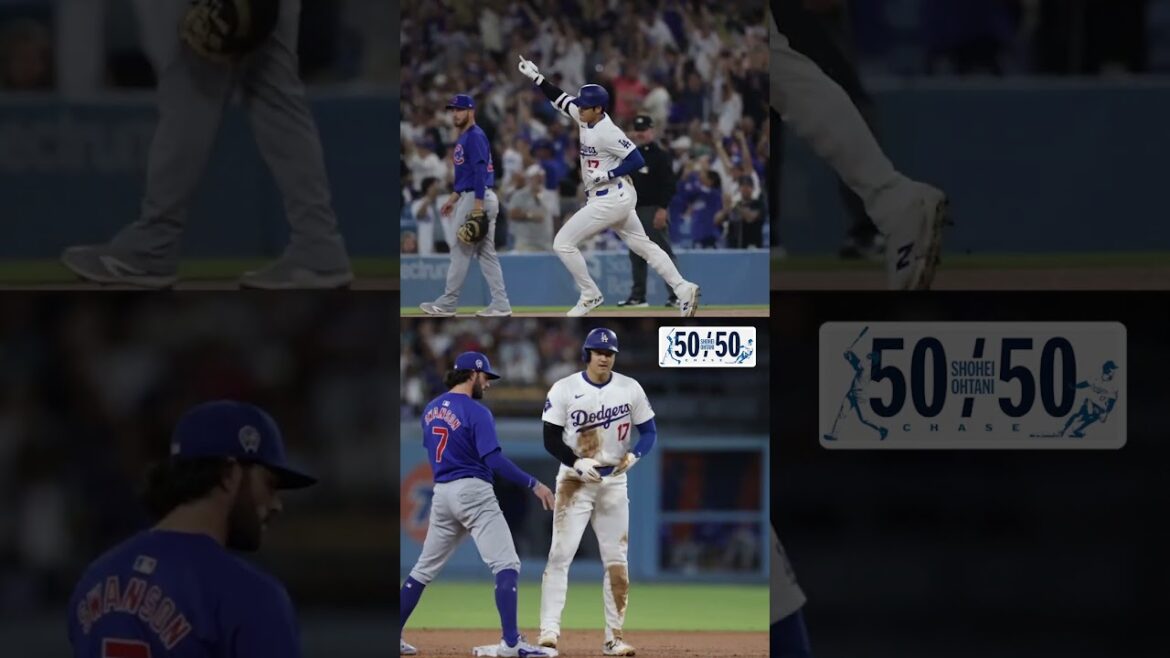 Shohei Ohtani a réussi un HR et un SB dans le même match pour la 12e fois cette saison ⚡️