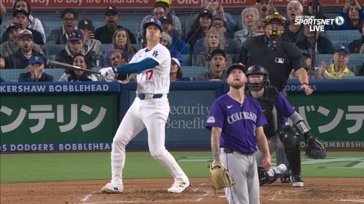 Shohei Ohtani ne ralentit pas 😳 Il frappe un coup de circuit la nuit après le match 50/50 🎯 | ESPN MLB