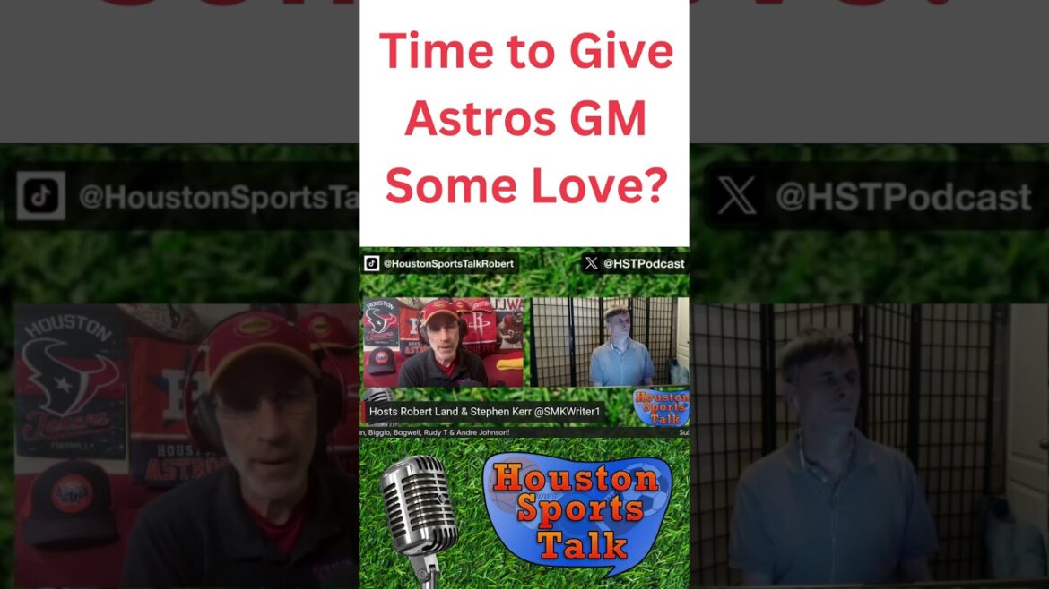 Il est temps de donner un peu d’amour au directeur général des Astros ?