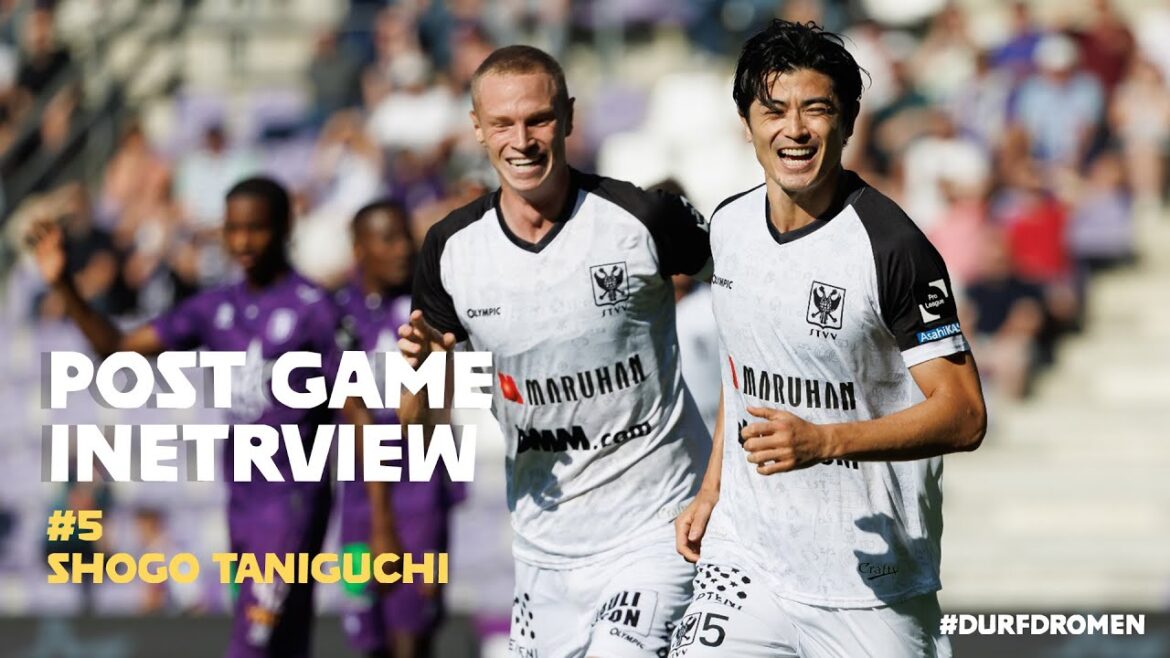 [Saint-Trond]Premier but en championnat belge ! Interview d'après-match de Shogo Taniguchi (match de la deuxième journée contre Balshot)