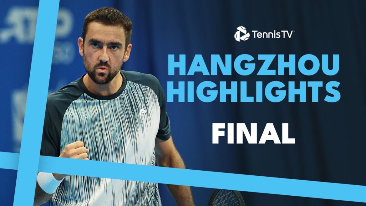 Marin Cilic contre Zhizhen Zhang pour le titre ! 🏆 | Temps forts de la finale de Hangzhou 2024