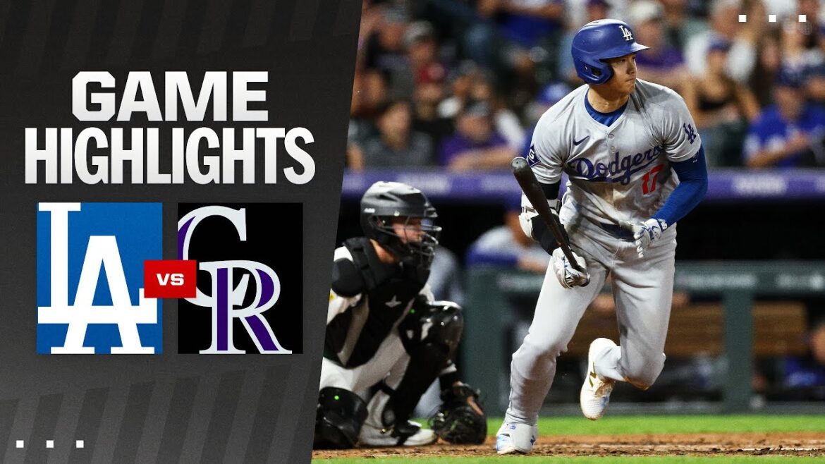 Faits saillants du match Dodgers contre Rockies (28/09/24) | Faits saillants de la MLB