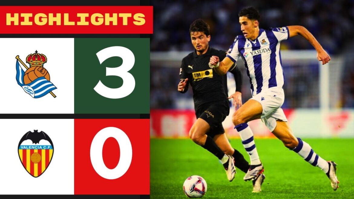 Real Sociedad 3-0 Valence : le doublé d'Óskarsson assure la victoire