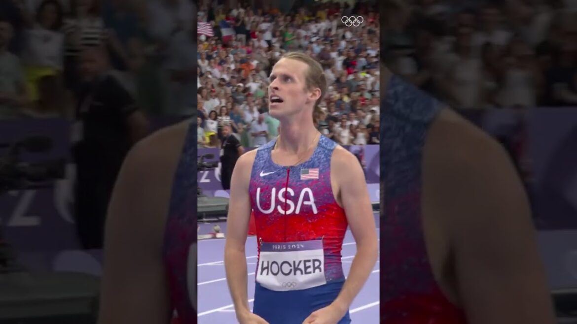 What a finish!! 🤯 Cole Hocker's stunning gold in the men's 1500m at #Paris2024 #Olympics
