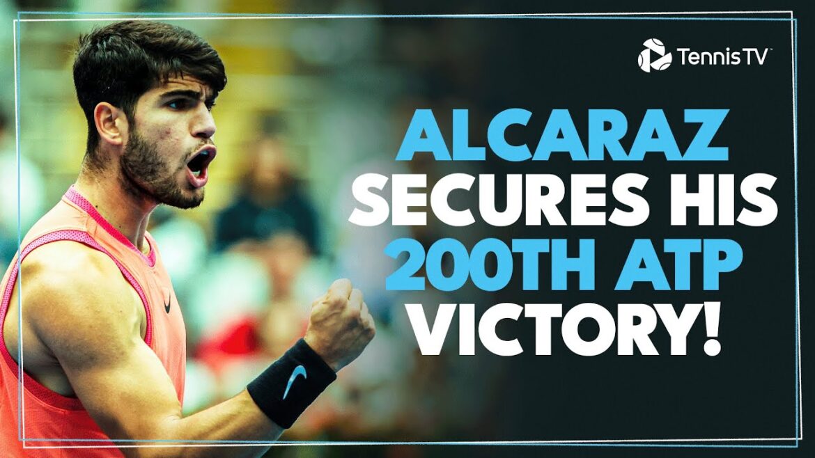 Carlos Alcaraz GOD MODE Performance contre Tallon Greek Spoor 🤯 | Faits saillants de Pékin 2024