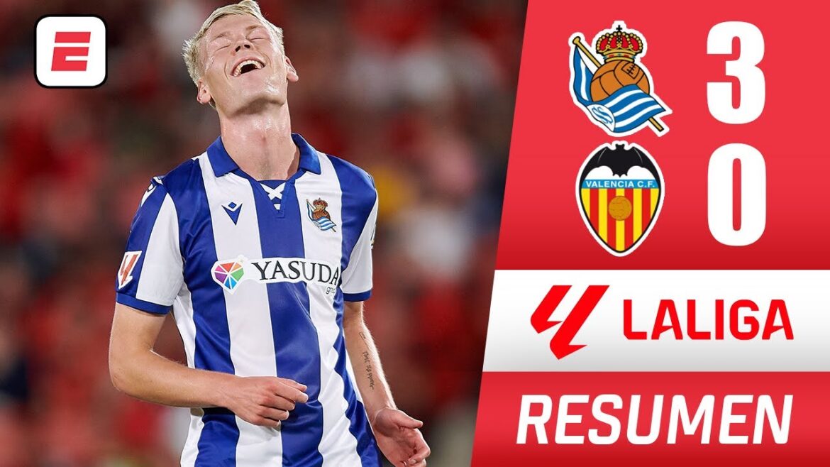 La Real Sociedad a humilié sans pitié Valence et a gagné 3-0. But de Kubo et doublé d'Oskarsson | La Ligue
