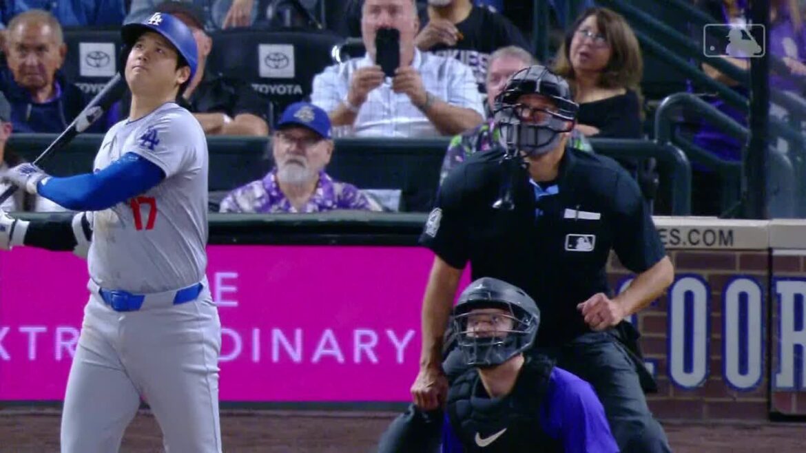 Shohei Ohtani CONTINUE sa saison historique avec son 54ème home run de la saison 😳 | ESPN MLB