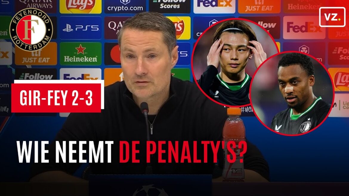 Priske donne une raison claire pour laquelle Ueda a tiré un penalty (et non Timber) • Gérone - Feyenoord