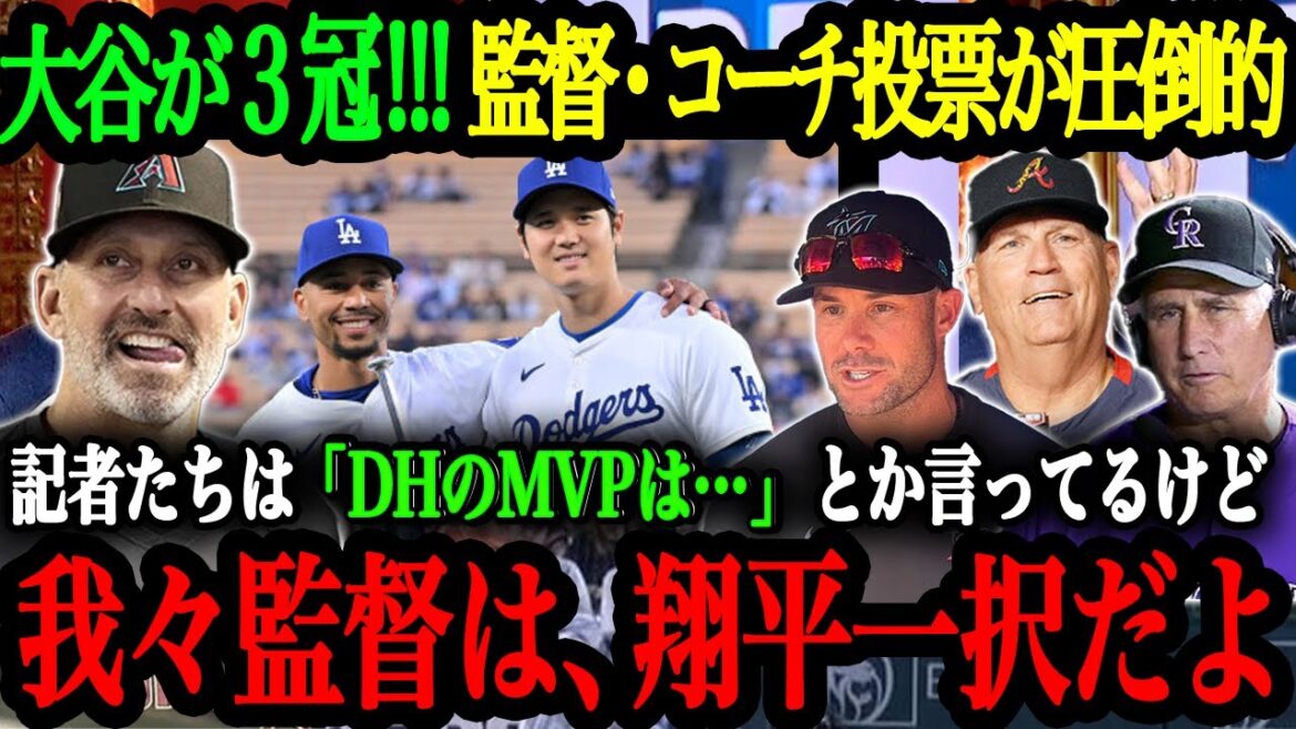 "C'est étrange que le meilleur joueur de l'histoire de la MLB ne puisse pas remporter le titre de MVP." Otani remporte la triple couronne votée par les officiels de l'équipe ! ? Les responsables de l'équipe MLB parlent de la valeur de Shohei Otani[Shohei Otani][Réactions de l'étranger]