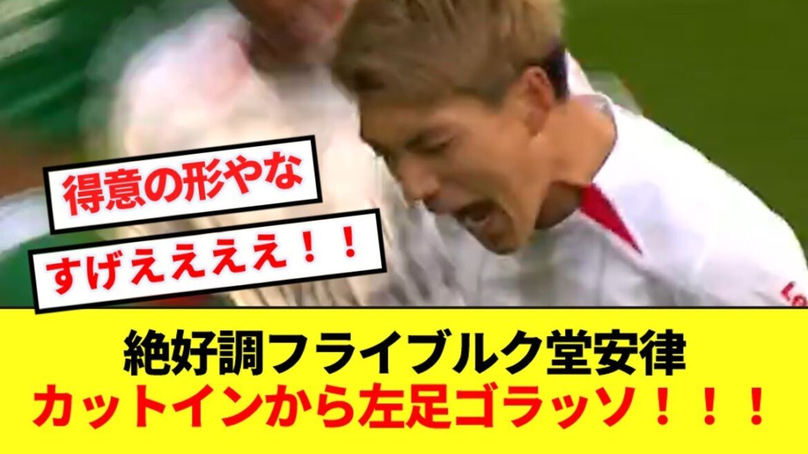 [En très bon état]Ritsu Doan mène l'équipe à la victoire avec un golasso du pied gauche dès le cut-in ! ! !