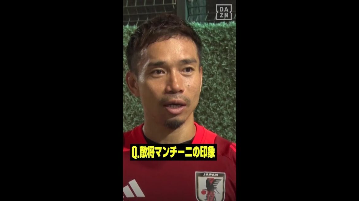[Mes impressions sur mon général ennemi "mentor" Mancini✨]#Yuto Nagatomo "C'est un tacticien. Chacun de ses mots est convaincant."