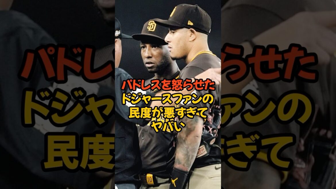 Les fans des Dodgers qui ont énervé les neuf Padres sont tellement mauvais que c'est effrayant...