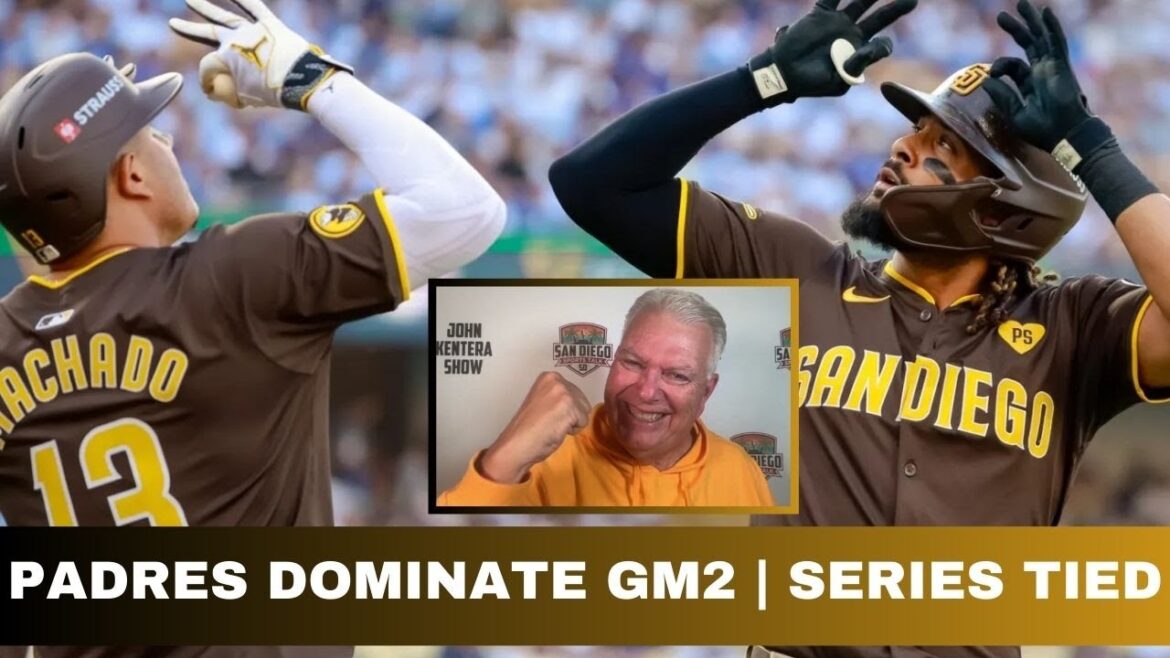 Padres dominent le jeu rempli de drames 2 | Yu Darvish lance une gemme | Série à égalité à 1
