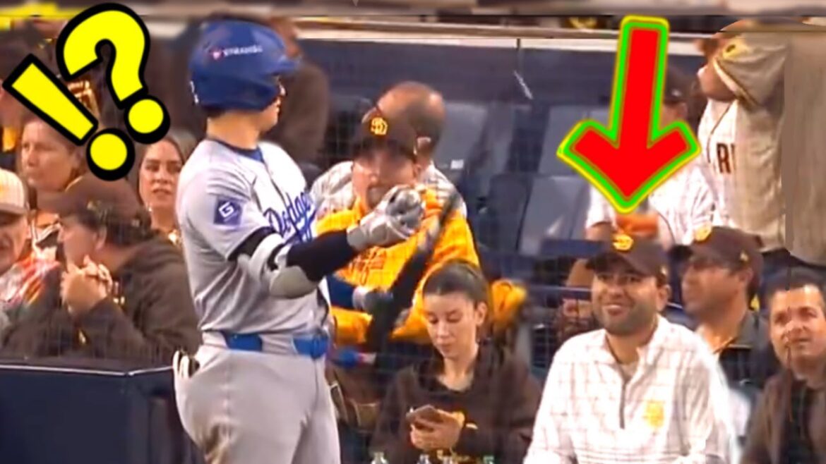 L'instant d'après, Otani remarque que les fans des Padres le regardent passionnément... « Quel luxe tu es si gentil ! » Même les fans adverses ne peuvent s'empêcher de sourire et de sourire ![MLB]