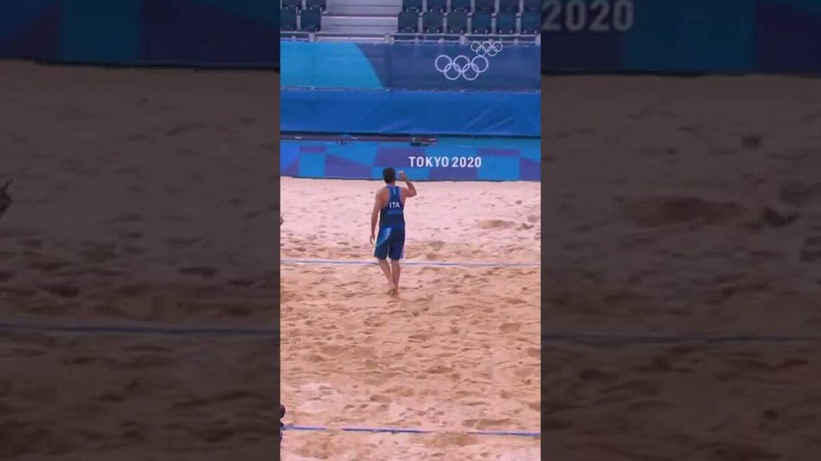 This beach volleyball rally is UNBELIEVABLE! 🤯