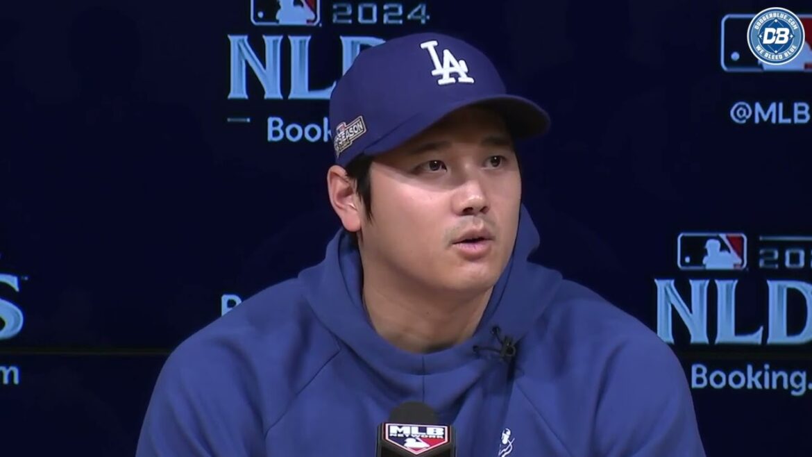 NLDS 2024 : Shohei Ohtani parle de jouer contre Yu Darvish lors du cinquième match des Dodgers de Los Angeles (interview de Shohei Ohtani en japonais)