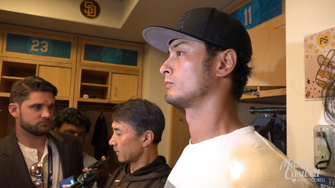 Yu Darvish et Jurickson Profar sur une fin douloureuse de la saison des Padres lors de la défaite du cinquième match de la NLDS contre les Dodgers