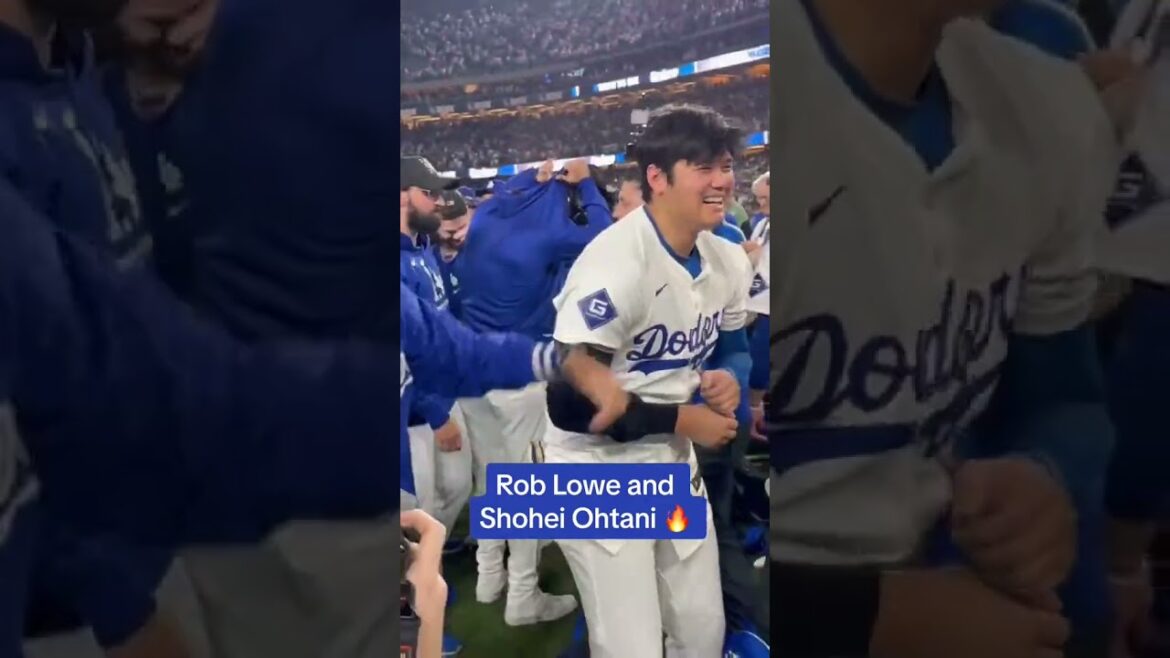 Shohei Ohtani et Rob Lowe 😂 #MLB #baseball #Dodgers #shohei Shohei Ohtani et Rob Lowe 😂 #MLB #baseball #Dodgers #shohei