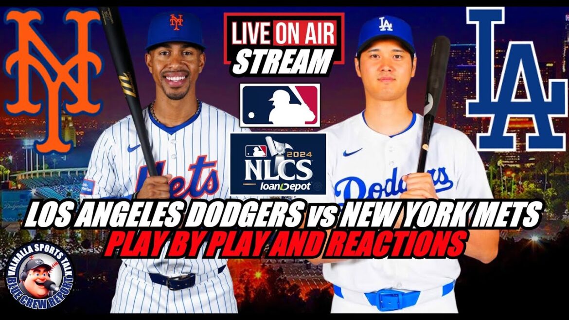 Los Angeles Dodgers vs New York Mets 🚨 Diffusion en direct ⚾ MLB Watch Party