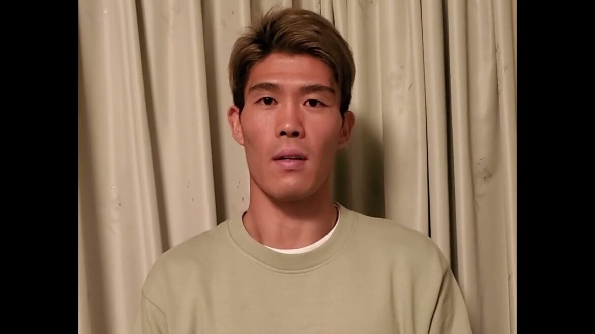 Message de Takehiro Tomiyasu