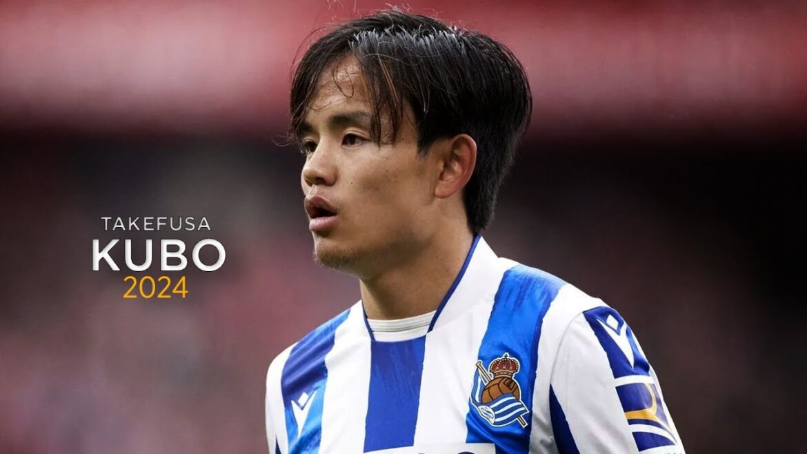 Takefusa Kubo 2024 ● Compétences et objectifs de dribble 2023/24 ᴴᴰ
