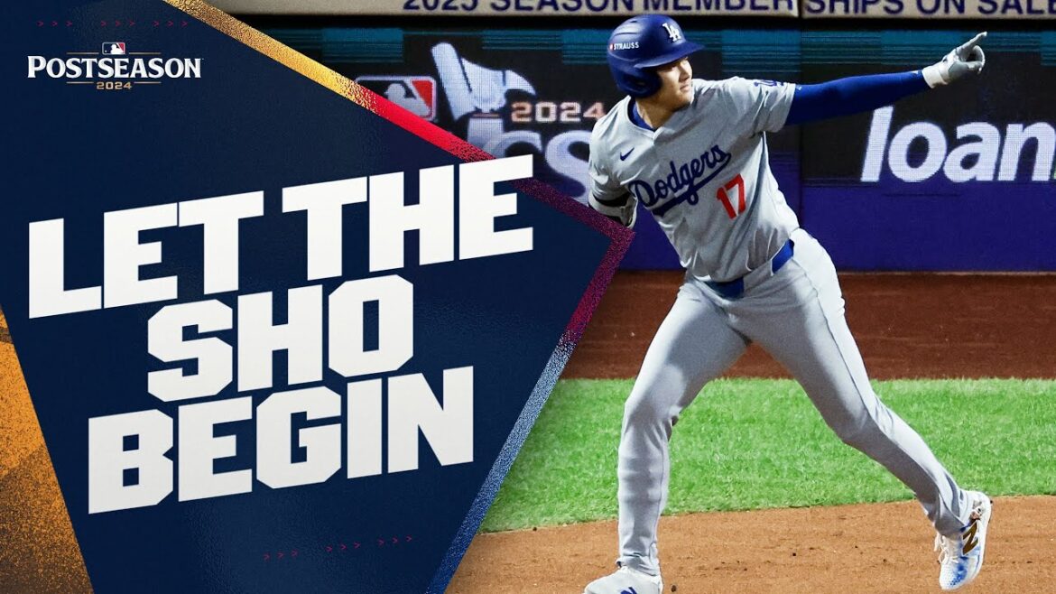 LEADOFF HOMER ! Shohei Ohtani commence le match 4 du NLCS avec un HOMER à 117,8 MPH !