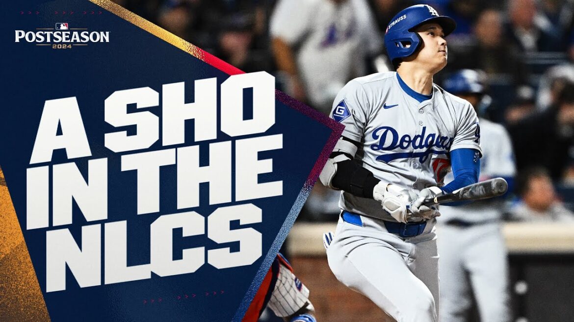 Shohei Ohtani se montre dans le match 4 de la NLCS (Homer, 3 buts sur balles et 4 points marqués !) |