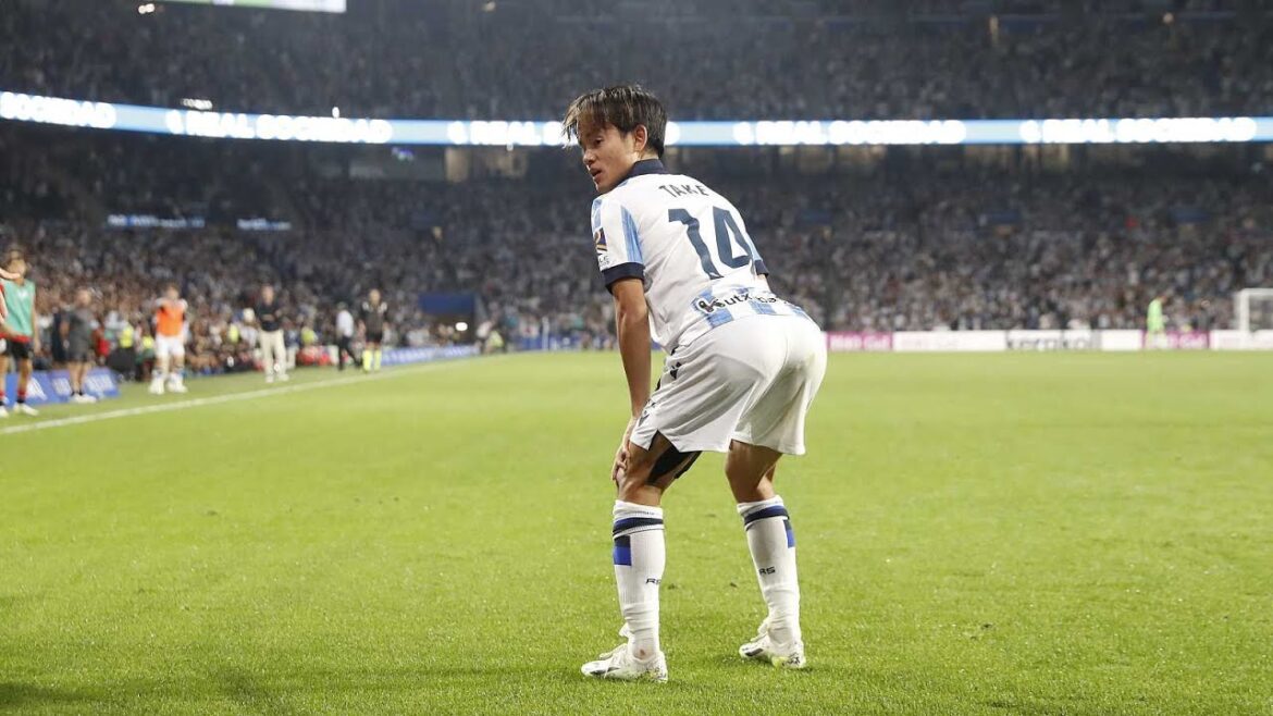 REGARDEZ LA CÉLÉBRATION HILARANTE DE TAKEFUSA KUBO VS. BILBAO ! (SOCIÉTÉ 3-0 BILBAO)