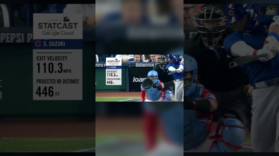 Seiya Suzuki martèle un circuit de 446 pieds