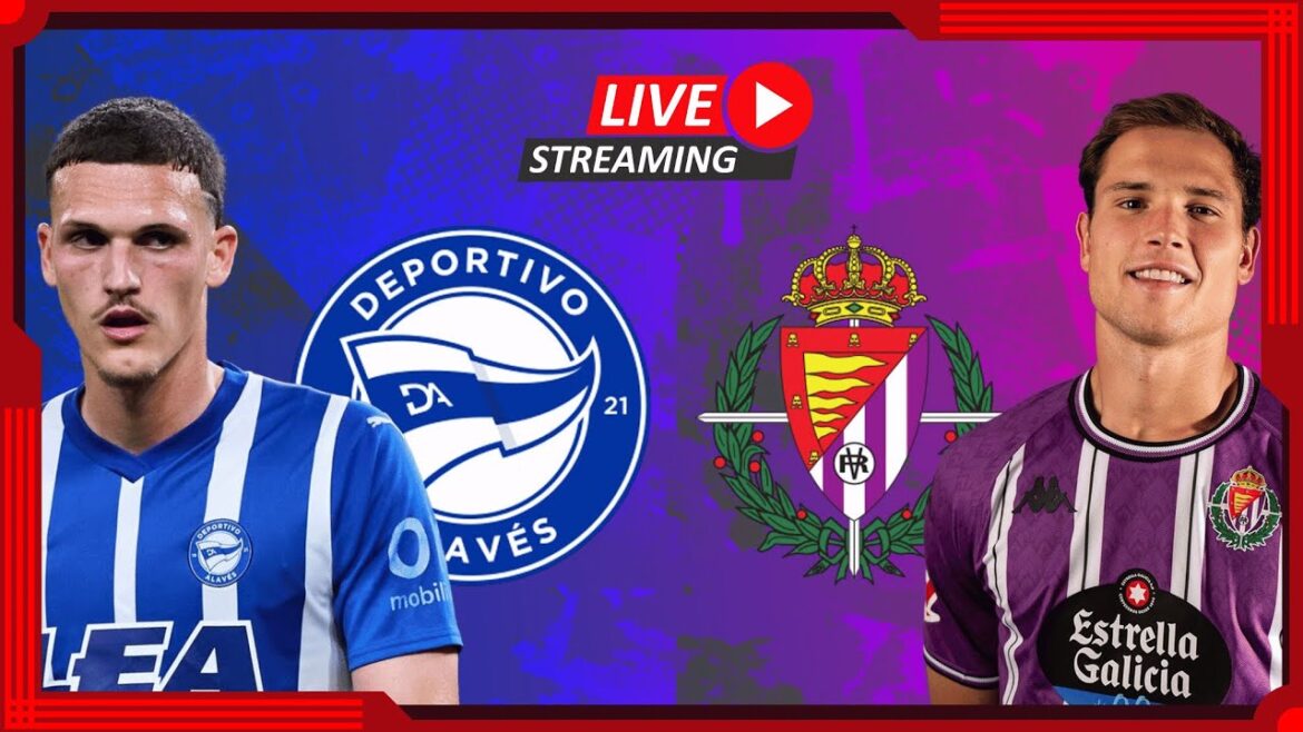 🔴Alavés x Valladolid en direct | Liga 2024 | Match de football | En Direct | Football en direct
