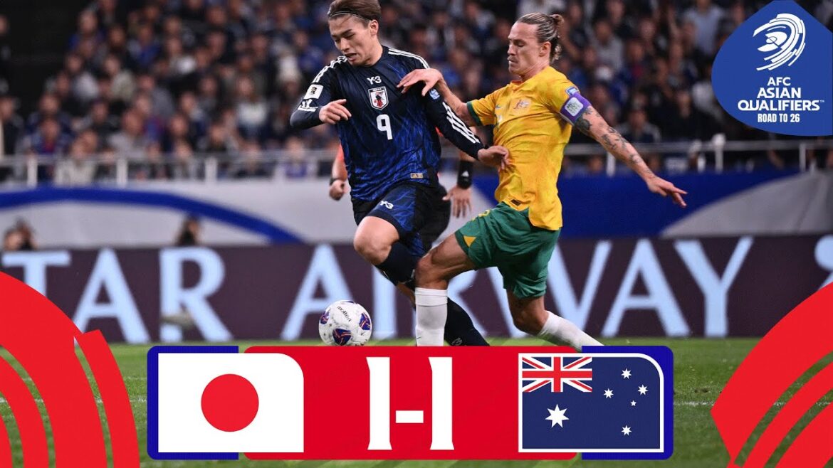 Deux buts contre son camp lors d'un match nul | Japon - Australie | Faits saillants #AsianQualifiers - Road To 26