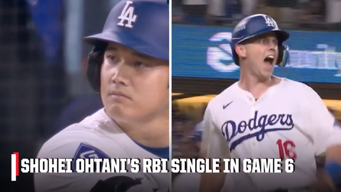Shohei Ohtani et les Dodgers SE dirigent vers la SÉRIE MONDIALE 🔥 Le RBI d'Ohtani l'ouvre | ESPN MLB