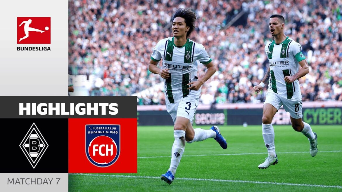 Kleindienst décide du jeu ! | Borussia M'gladbach - 1. FC Heidenheim 1846 3-2 | Faits saillants | MD7