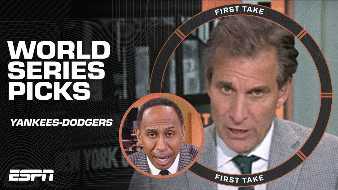 PRÉDICTIONS DES SÉRIES MONDIALES ⚾ Stephen A. et Mad Dog font les choix Yankees contre Dodgers | Première prise PRÉDICTIONS DES SÉRIES MONDIALES ⚾ Stephen A. et Mad Dog font les choix Yankees contre Dodgers | Première prise