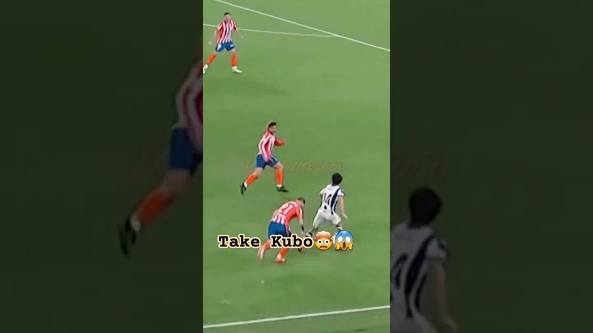 Takefusa Kubo danse 💃 🤣 #football #kubo #football #skills