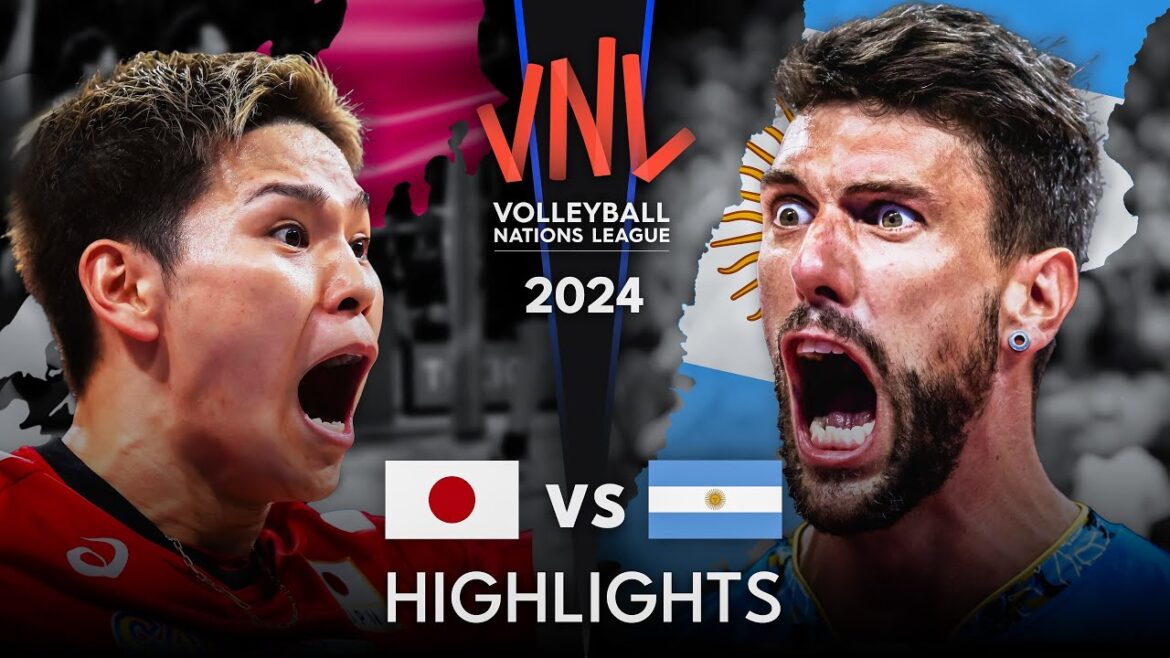 MATCH LÉGENDAIRE | JAPON contre ARGENTINE | VNL Hommes 2024