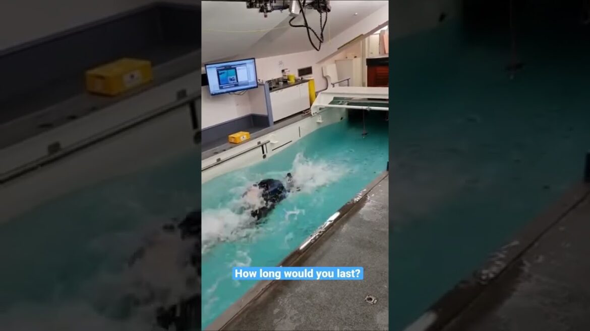 He tried swimming at 50m World Record pace 😲