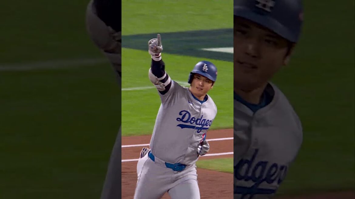 Shohei Ohtani avec un home run LEADOFF ! #MLB #baseball #Dodgers #shoheiohtani