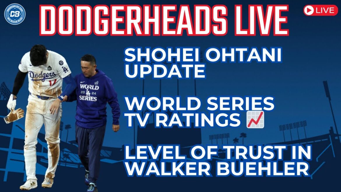 DodgerHeads Live : blessure de Shohei Ohtani, audiences télévisées des Dodgers en flèche, Walker Buehler et plus