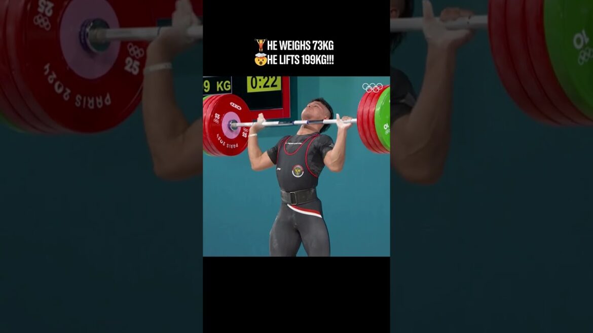 What a lift by Rizki Juniansyah of Indonesia! 🇮🇩🏋️💪