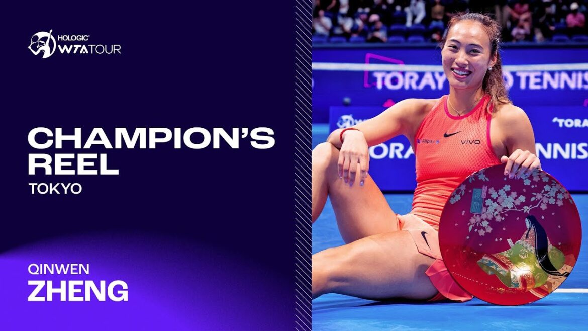 Comment Zheng Qinwen a remporté Tokyo 2024 pour son quatrième titre WTA en carrière ! 🏆🏆🏆🏆